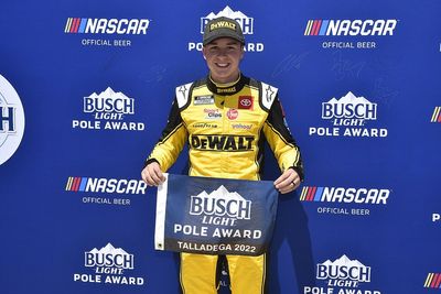 Bell takes Cup pole at Talladega as JGR sweeps front row