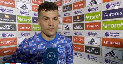 Granit Xhaka fires warning to Arsenal teammates despite Man Utd triumph