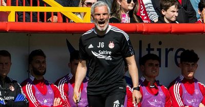 Jim Goodwin fumes at Aberdeen penalty snub as he insists Max Stryjek 'smashed' Dons star in the face