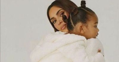 Kim Kardashian cosies up to daughters North and Chicago in Mother's Day ad for Skims