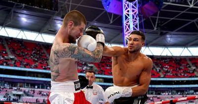 Tommy Fury calls out "bum" Jake Paul after win on brother Tyson's undercard