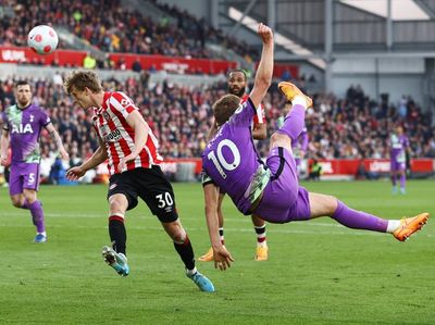 Tottenham lose ground in top-four race after being held to goalless draw at Brentford