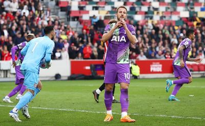 Tottenham held by Brentford to dent top-four hopes