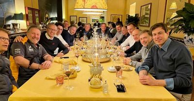 Toto Wolff and Christian Horner in awkward photo after attending F1 team bosses dinner
