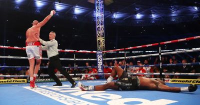 Tyson Fury knocks out Dillian Whyte with right uppercut to defend WBC heavyweight title