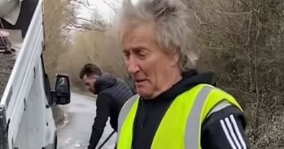 Rod Stewart's neighbours angry that council only repaired his potholed road