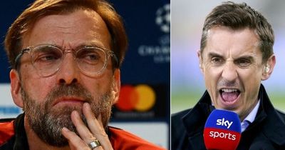 Jurgen Klopp responds to Gary Neville as Pep Guardiola stands by Liverpool claim