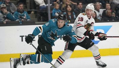 Blackhawks’ losing ways continue against Sharks: ‘We make the game way too difficult’