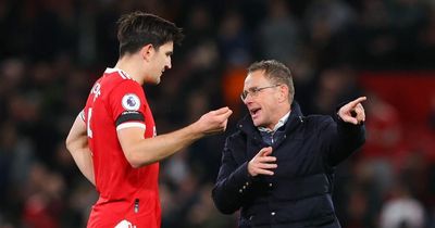 Ralf Rangnick doesn't rate four Man Utd defenders but hasn't written off Harry Maguire