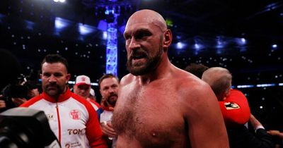 Tyson Fury made phone call in the ring minutes after beating Dillian Whyte