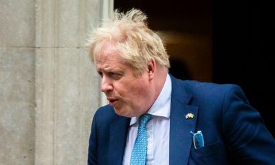 Boris Johnson clings to office like chewing gum to a shoe but he is becoming unstuck