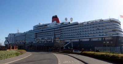 What time will Cunard's Queen Victoria cruise ship leave the Port of Tyne on Sunday