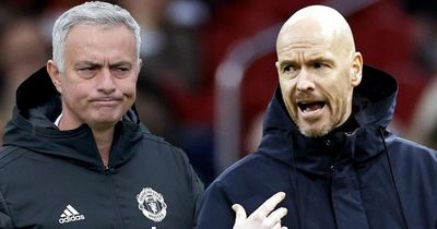 Erik ten Hag refusing to follow Jose Mourinho's lead in approach to Man Utd reign