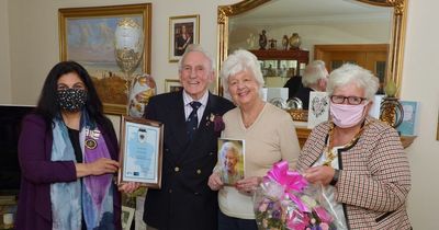 Diamond Chryston couple mark 60 years of wedded bliss with a special card from the Queen