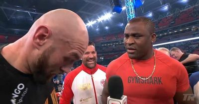 Tyson Fury asked Francis Ngannou about size of his manhood after Dillian Whyte KO