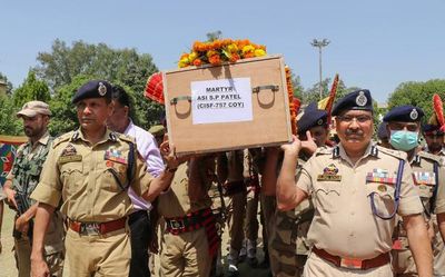 CISF officer killed in Jammu terror attack cremated at native place in MP