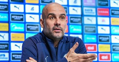 Pep Guardiola reacts to Arsenal's Gabriel Jesus pursuit after four-goal masterclass