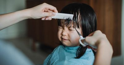 Dad agrees to take daughter to have her hair cut - but trim leaves mum in tears