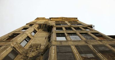 Story behind Glasgow's abandoned concrete 'skyscraper' - the mysterious Lion Chambers
