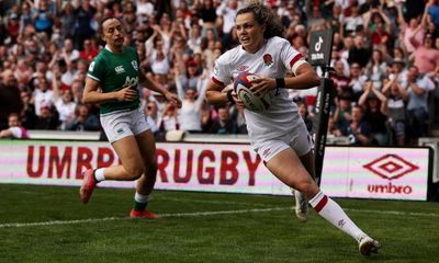 Record crowd watch England women overwhelm Ireland in Six Nations