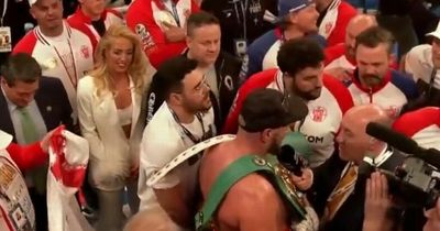 Paris Fury's telling reaction to Tyson Fury's retirement claim caught on camera