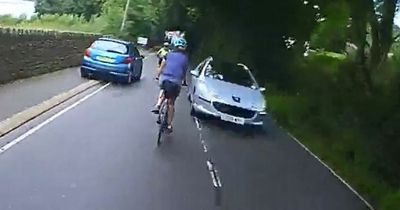 Driver slapped with £400 fine after video captures them driving too close to cyclists