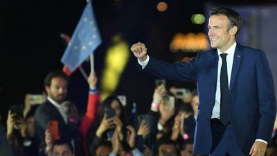 As it happened: Macron beats far-right rival Le Pen to win second term