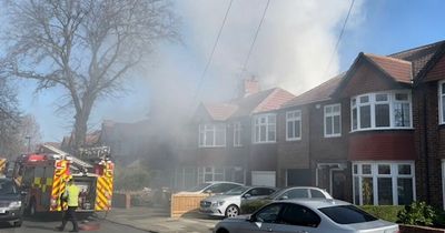 Residents taken to hospital after house fire in Whitley Bay
