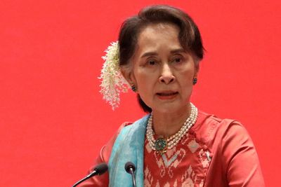 Myanmar's Suu Kyi in court ahead of corruption trial verdict - source
