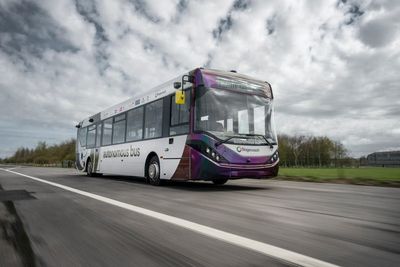 UK’s first full-sized autonomous bus takes to Scotland’s roads
