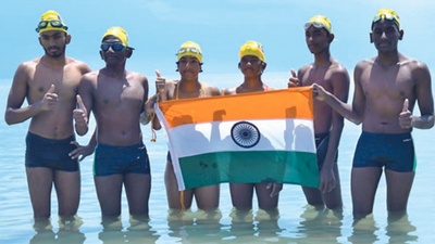 In a first, six Andhra Pradesh students cross Palk Strait as team