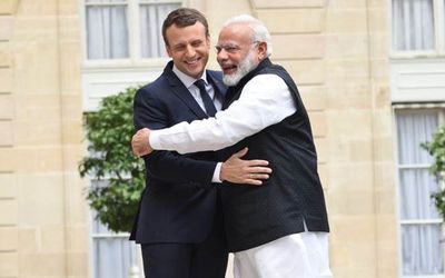 PM Modi congratulates Macron on second win as French President