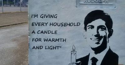 Cost of living crisis street art in Bristol park goes viral