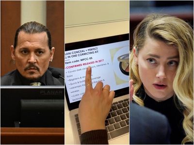 Makeup brand weighs in after its product was cited as evidence at Johnny Depp v Amber Heard trial