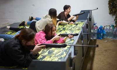 ‘Women need to be ready’: the Ukrainian city where mums and daughters are learning to shoot