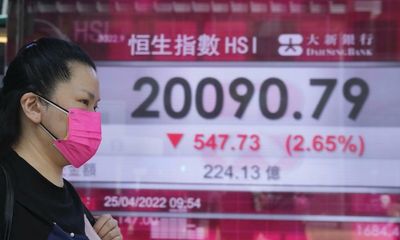 Markets hit by China lockdown fears; UK manufacturing confidence slides amid supply crunch – as it happened