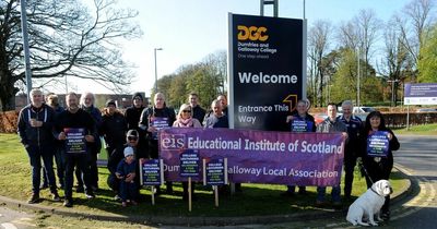 Dumfries college lecturers stage strike action over pay dispute