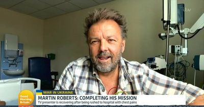 Martin Roberts shares health update from hospital on Good Morning Britain