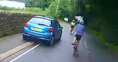 Driver fined £400 after clip of him driving too close to cyclists splits opinion