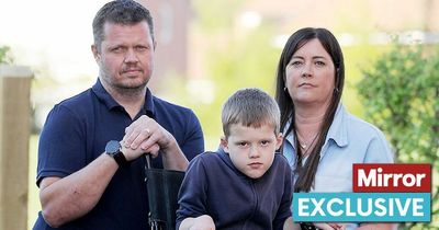 Boy, 9, who 'can't feel any pain' walked with broken leg for THREE DAYS