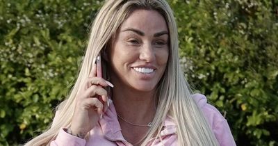 Katie Price flashes engagement ring from Carl after 'scary' injections for damaged feet