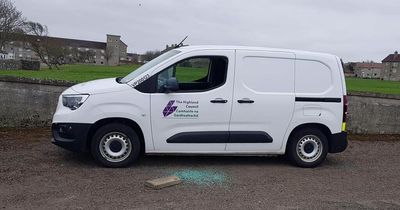 Traffic warden slams thugs who trashed work van after throwing concrete slab through window