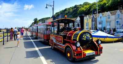 The Swansea promenade train is back for the spring and summer season