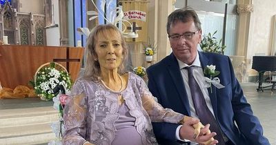 Bride married husband in nine days after doctor found largest tumour he'd ever seen