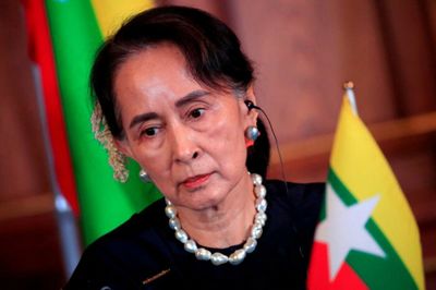 Myanmar's Suu Kyi in court ahead of corruption trial verdict - source