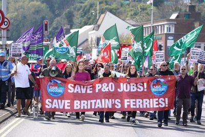 P&O Ferries boss should be jailed over sacking of workers, says unions chief