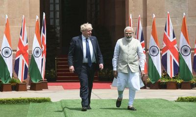 Boris Johnson is a patsy for populist leaders – as his India visit shows
