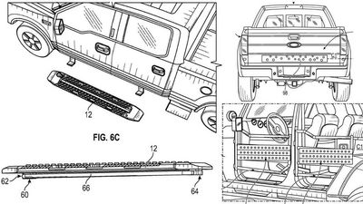 Ford Patents Tank Turn System, Clever Sand Ladders Integrated Into Body
