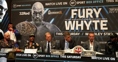 Eddie Hearn feared for Dillian Whyte after watching Tyson Fury press conference