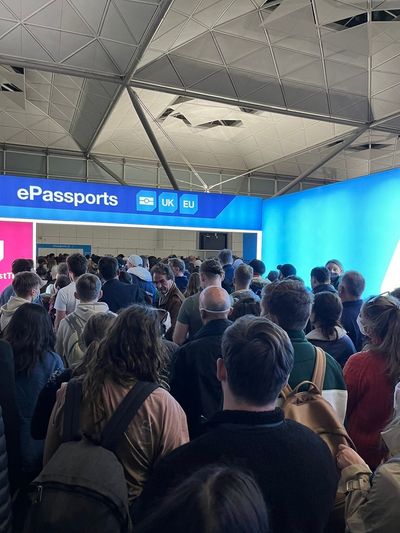 Stansted passengers face queues of nearly two hours at passport control